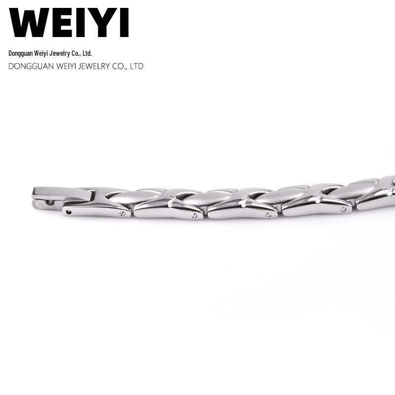 Stainless Steel Magnetic Fish-Shaped Bracelet for Women