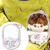 Doll Storage Bag Doll Display Case For Collectors Thick Clear Figure Display Bag Figures And Dolls Carrying Bag For Stationery