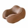 Slow Rebound U-shaped Pillow Soft Neck Support Durable Travel Pillow  Car