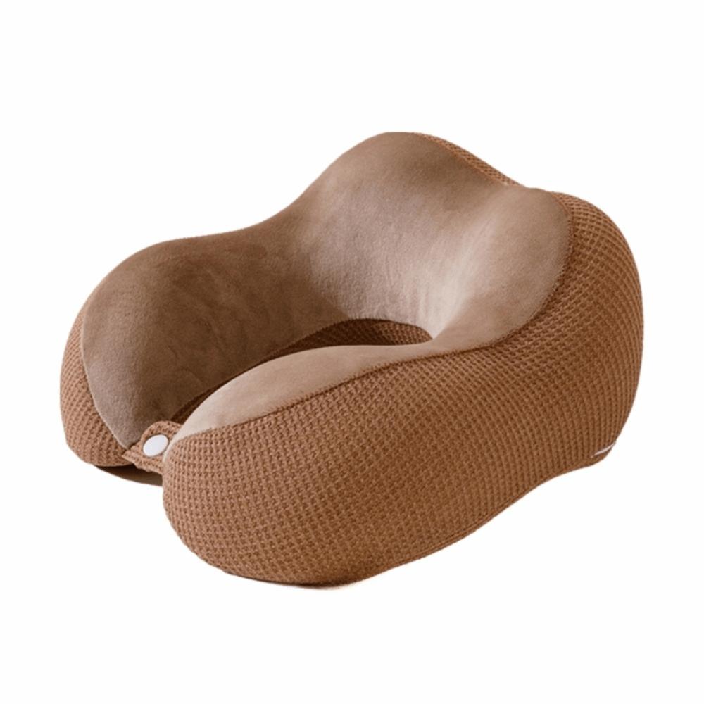 Slow Rebound U-shaped Pillow Soft Neck Support Durable Travel Pillow  Car