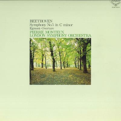 LP Record PIERRE MONTEUX, LONDON SYMPHONY ORC - Beethoven: Symphony No. 5 Fate / Eg K18C8212 LONDON 1979 Japan Obi Classical Used
