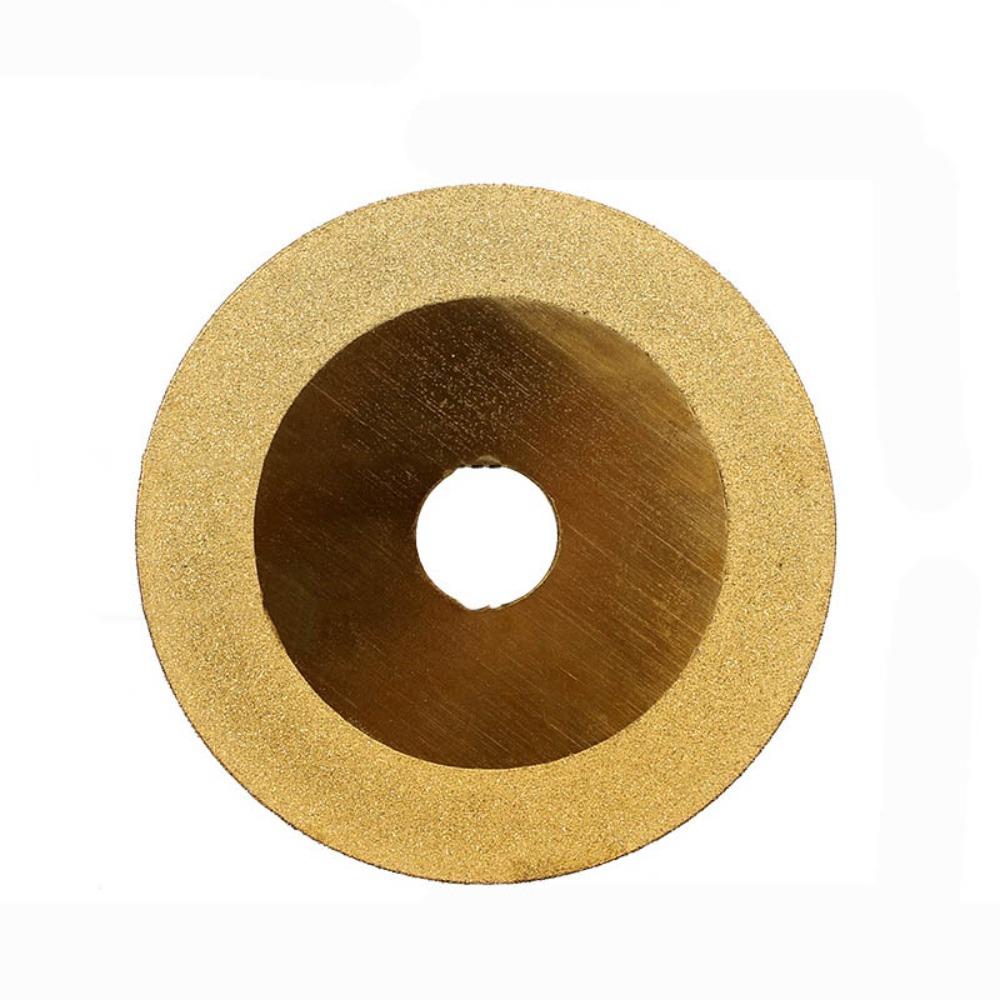 

1 шт. Аксесуари для кутової шліфувальної машини Алмазний шліфувальний круг для полірувального диска для каменю та скла Type A Gold