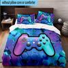 Game Night Adventure 3pcs Bedding,Including 1pc Duvet Cover And 2pcs Pillowcases Perfect for Christmas,Ideal for Bedroom, Dormitory