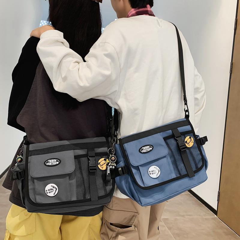 Multifunksjonell skulderveske for menn med stor kapasitet Crossbody-veske for kvinner Messenger Bag