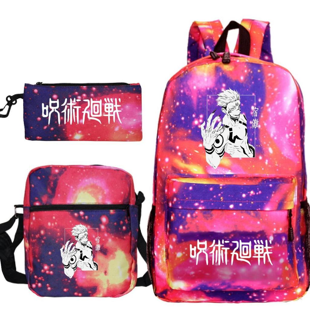 New Animation Peripheral Printing Children's Fashion Backpack Japanese Trend Primary and Secondary School Student Schoolbag Set