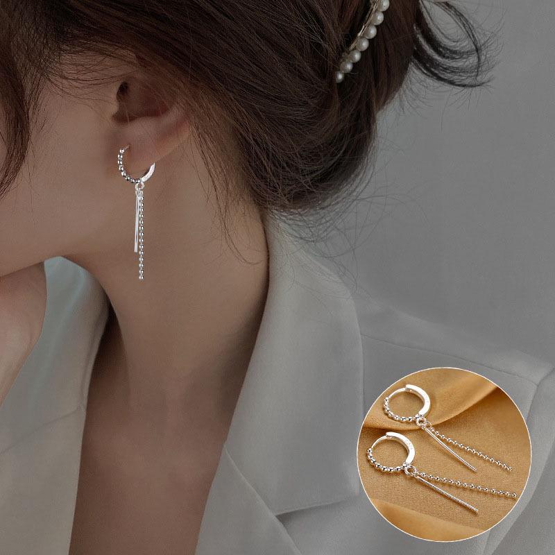 Korean Style S925 Sterling Silver Multi-Layer Pearl No-Pierce Ear Cuff – Women's Retro Elegant Earrings, Niche Ear Jewelry.