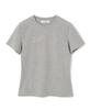 MILLO WOMEN Pearl Ribbon T-Shirt [Melange Gray]