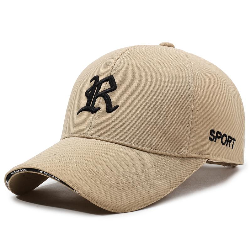 

Embroidered Baseball Cap: Casual Vacation All-Match Face-Slimming Wide Brim Sun Hat 3D Letter Print All-Match Trendy For Daily 56-60cm