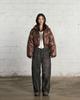 NO EXTRA TOUCH Rebuild Stitch Corduroy Pants (Brown) / 25Wtpt001Br