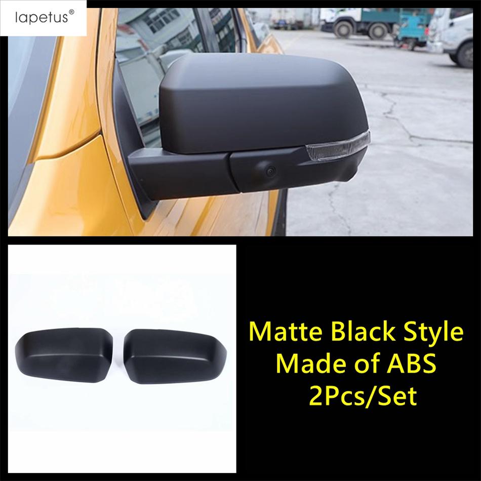 

Side Rear View Mirror Caps Shell Protection Decor Cover Trim For Ford Ranger 2024 2025 ABS Chrome Carbon Fiber Accessories Matte Black Style