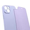 For iPhone 15 Card Holder Kickstand Liquid Silicone Bump Proof Protective Case Skin-touch Phone Cover