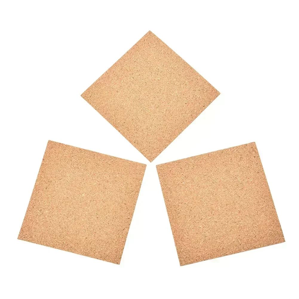 Pad Cork Mat Dining Garden Replace Replacement Accessories 100 X 100 X 1mm Cork DIY For Home Mat Self-adhesive