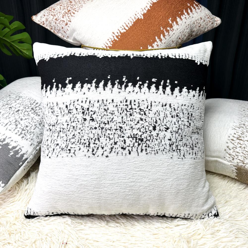 2PCS Sofa Pillow Cover 18x18 Inch Neutral Soft Decor Chenille Pillowcase, Modern Farmhouse Cushion Cover, Medieval and Modern Home Decoration