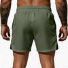 Men Mesh Quick Dry Breathable Athletic Shorts Lightweight Sports Shorts with Drawstring Elastic Waistband Zipper Pocket