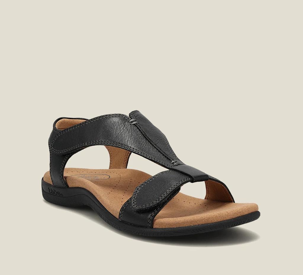 Sandals women's summer European and American flat arch massage Velcro word casual beach sandals