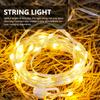 LED Camping String Light Portable 2 In 1 Campsite Ambient Lamp Waterproof Tent Light with 5