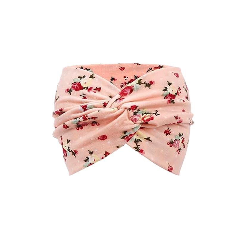 Printed Headband Sports Running Bohemian Face Wash Makeup Hair Cross Wide-brimmed Headband for Women
