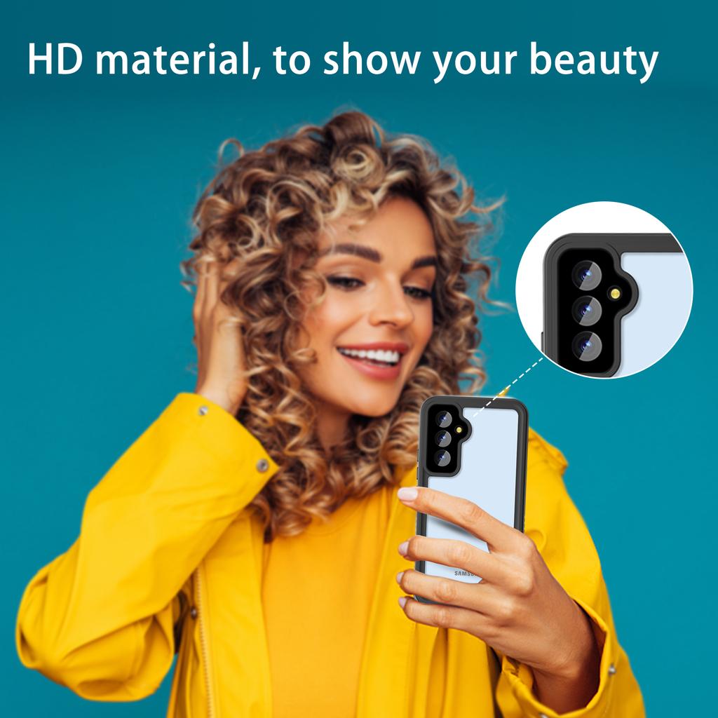 For Samsung Galaxy A54 5G FS Series IP68 Waterproof Case Diving Swimming Anti-drop Clear Phone Shell