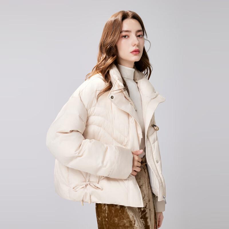 Qiusui Yiren Women's Short Toggle Down Jacket