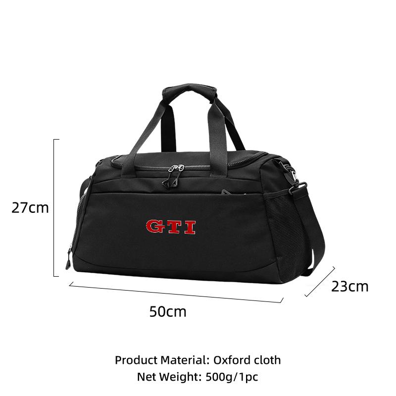 Car Logo Oxford Waterproof Travel NHTFJS Bags Hand Luggage Large Capacity Duffle Fitness Bag For Volkswagen VW Golf Polo Tiguan Passat