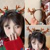 Fawn Horn Christmas Headband Plastic Christmas Elf Headband Cosplay Costume Antlers Headband  Kid