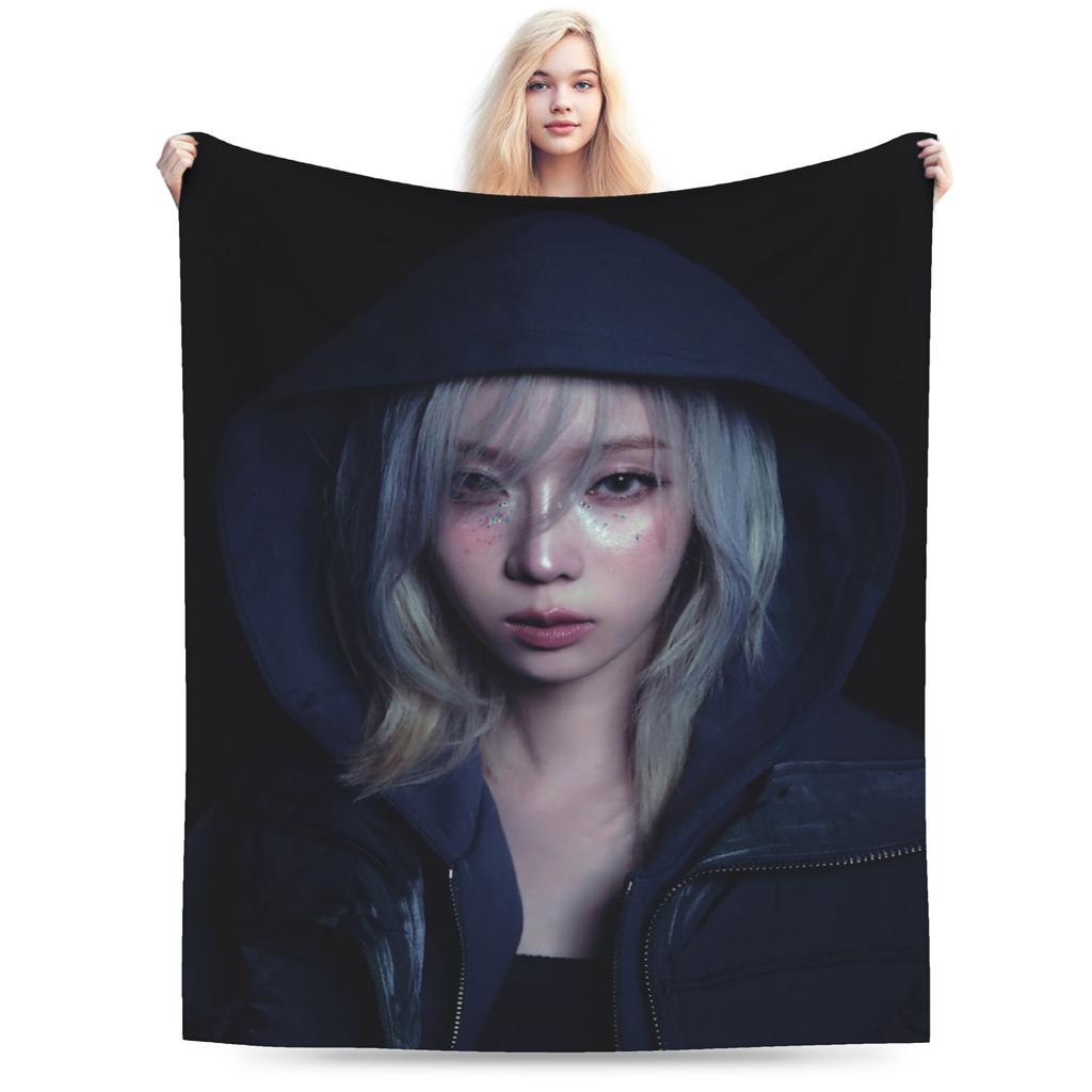 aespas Dirty Work 2025 kpop Blankets Lightweight Thin Fleece Cozy Gift  Throw Blanket Bedspread