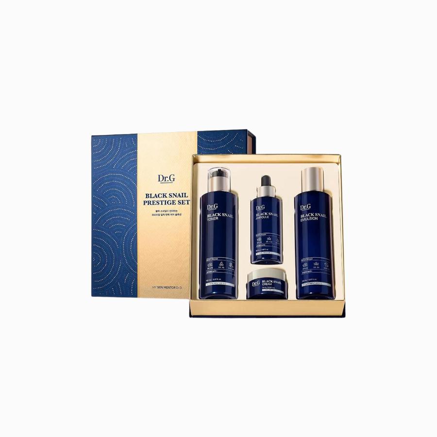 

Доктор. G Black Snail Prestige Тонер + Эмульсия + Ампула + Крем 50 мл + набор из 4 видов пакетов для покупок 1 piece, 800g