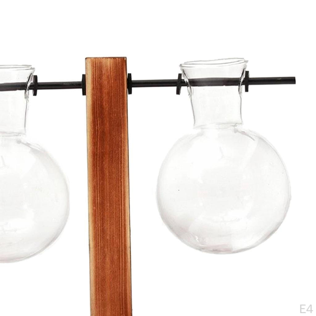 Desktop er Bulb Vase with Holder Office Decoration