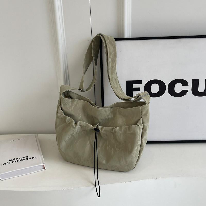 Spacious Drawstring Bucket Bag For Women Trendy Casual Tote Bag In Elegant Colors