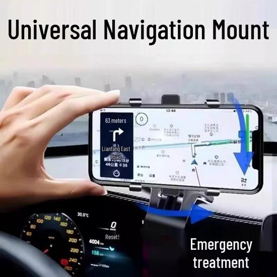 Multifunctional Non-Slip Dashboard Phone Holder for Car Navigation