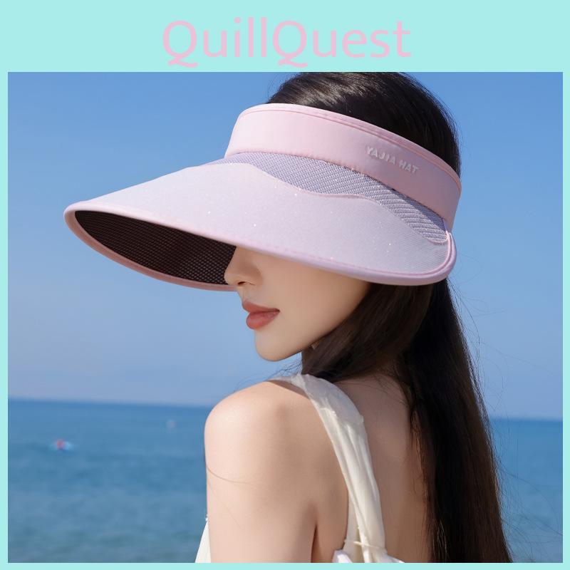 Polyester Sonnenschutzhut mit großem Schirm für Sommer-Outdoor-Aktivitäten