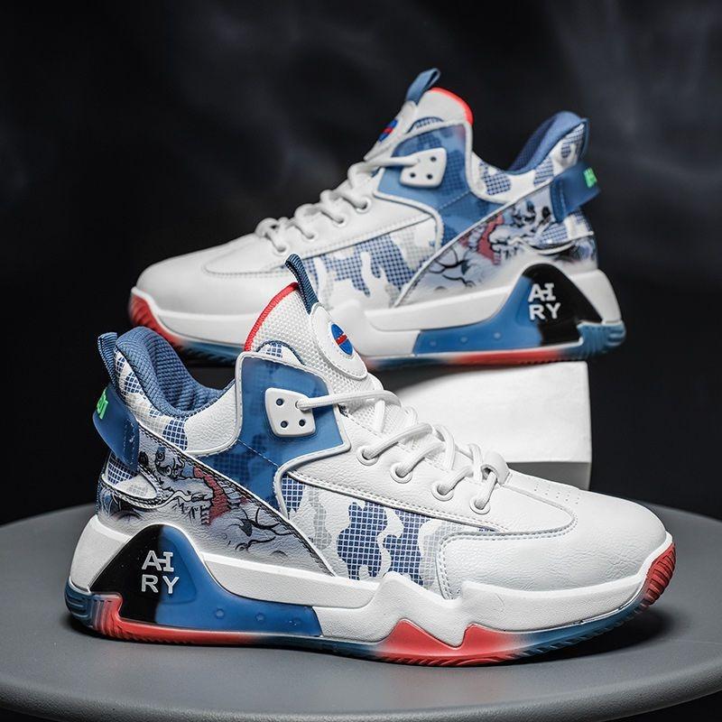 Men's Basketball Shoes Spring New Lace-up Fashion Running Shoes Sports Shoes Casual Men's Shoes