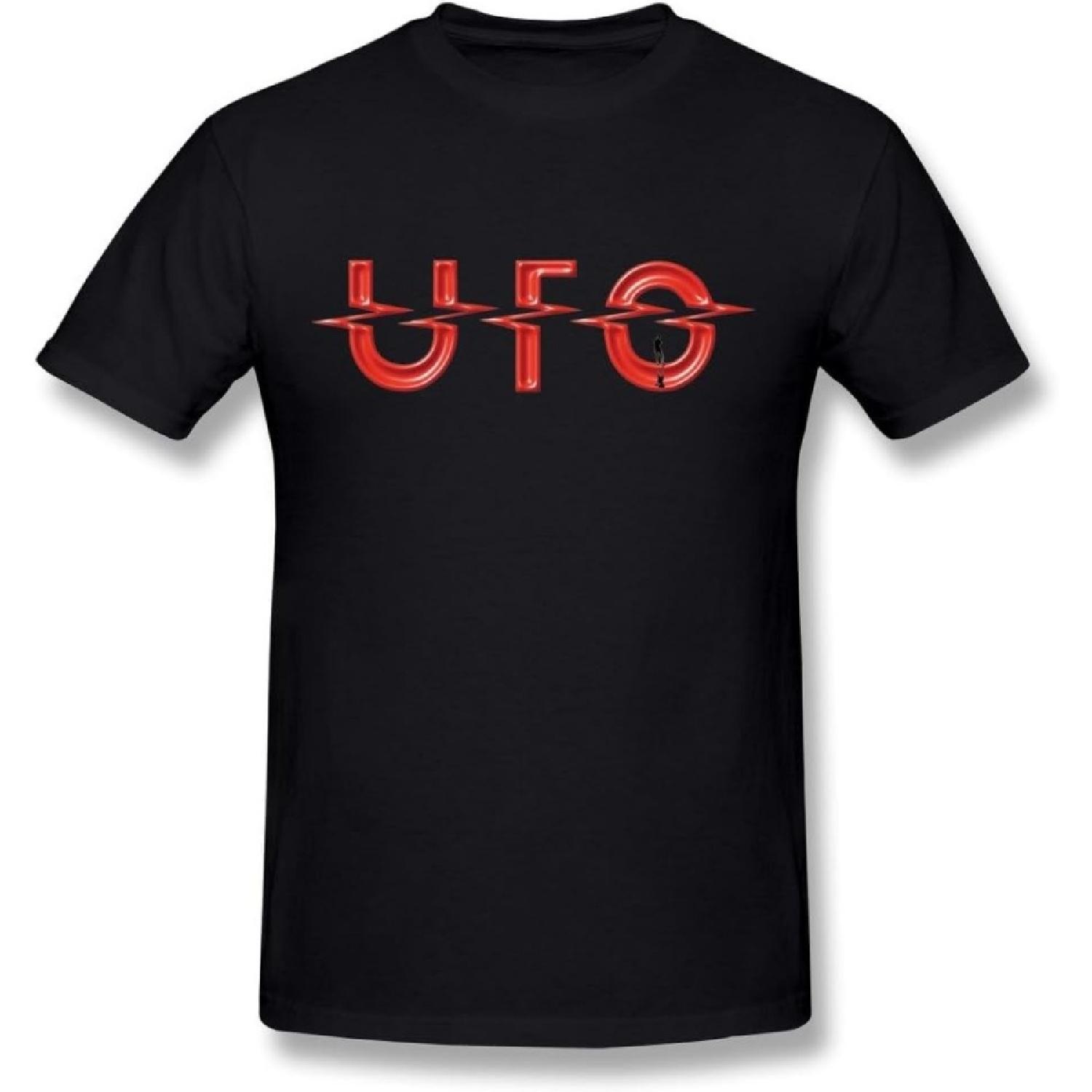 SANMU Men s UFO Band Logo T-shirt S