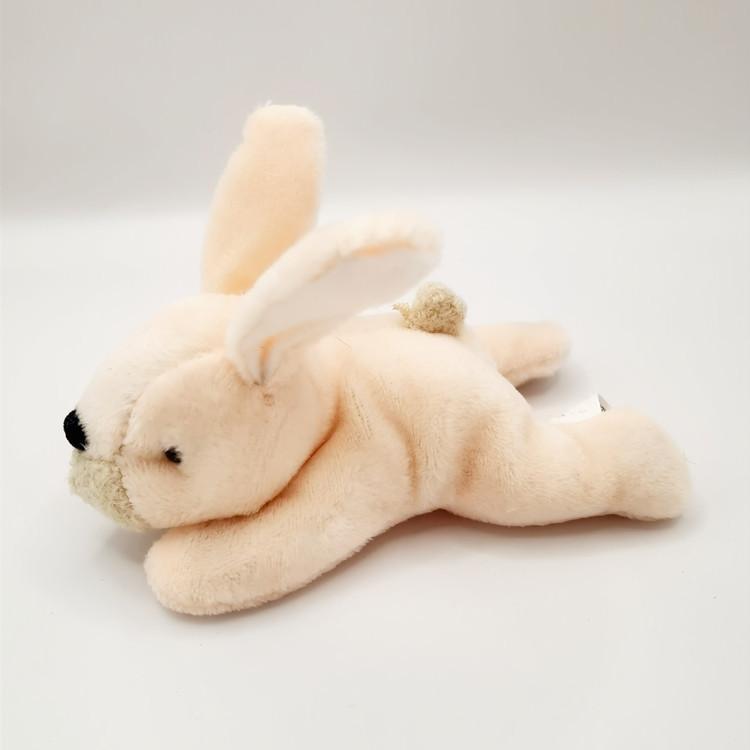 Plush Animal Refrigerator Magnet 12cm Soft Bunny Shape Decorative Fridge Magnet for Home Kitchen Office Use