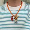 Versatile Oceanics Resin Pendant Necklace Adjustable Chain Designs Ideal for Swimwears and Holiday Accessories