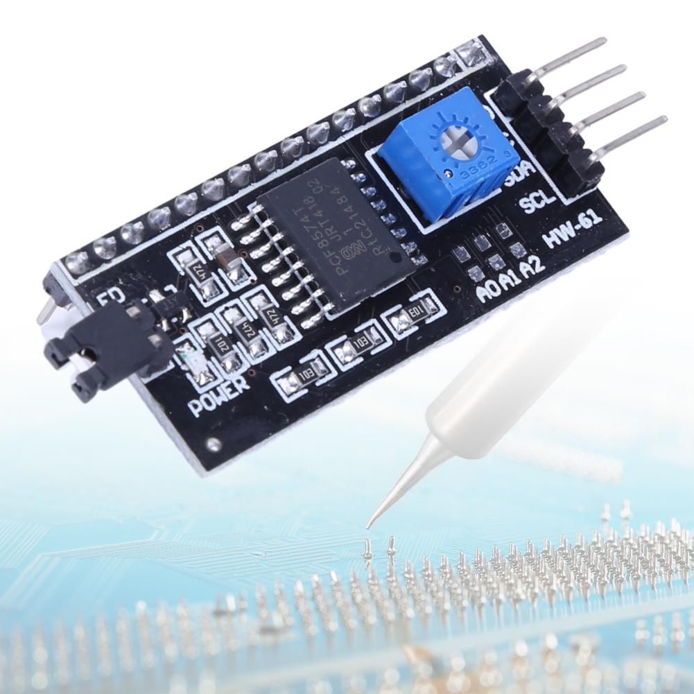 PCF8574 LCD Display Adapter Module IIC I2C LCD1602 2004 IIC Serial Interface Board 5V for Arduino Robort Parts