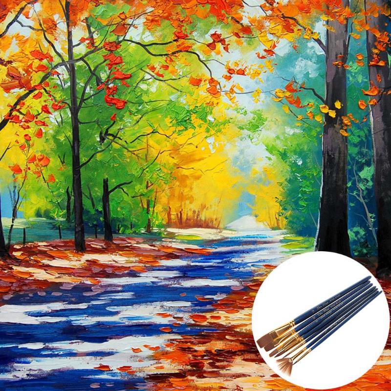 Buy 7Pcs/Set Hair Nylon Oil Painting Brush Artist Watercolor Brush Pro Art Supplies At Affordable Prices — Free Shipping, Real Reviews With Photos — Joom