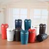 510ML Edelstahl Kaffeebecher Thermobecher Reise Wasserflasche Auslaufsicher Auto Vakuumflasche Hält Kalt und Warm Thermobecher