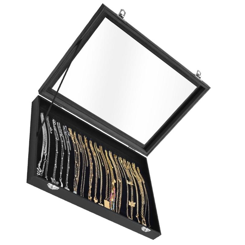 Nonslip Designs Jewelry Presentation Tray Velvets Surfaces Secure For Retail Shops Composite Materials Recyclable