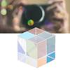 Dichroic   Prism Colorful Glass   Prism for Physics Tching Resrch Decoration Art Education