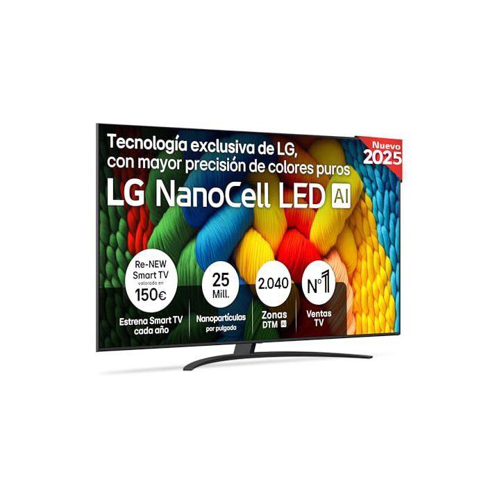TV NanoCell LG 86NANO81A6A 217 cm 4K UHD 2025