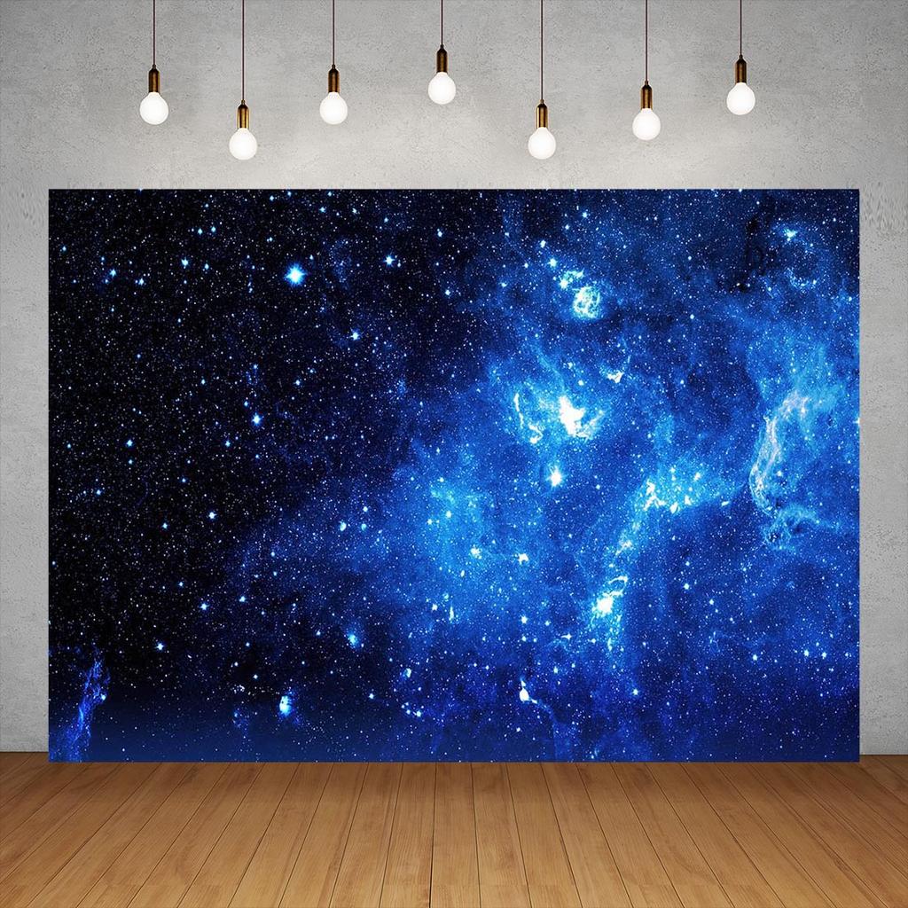 Stars Starry Dark Sky Night Photography Backdrop Customized Fond Background for Baby Children Portrait Photocall Photo Studio