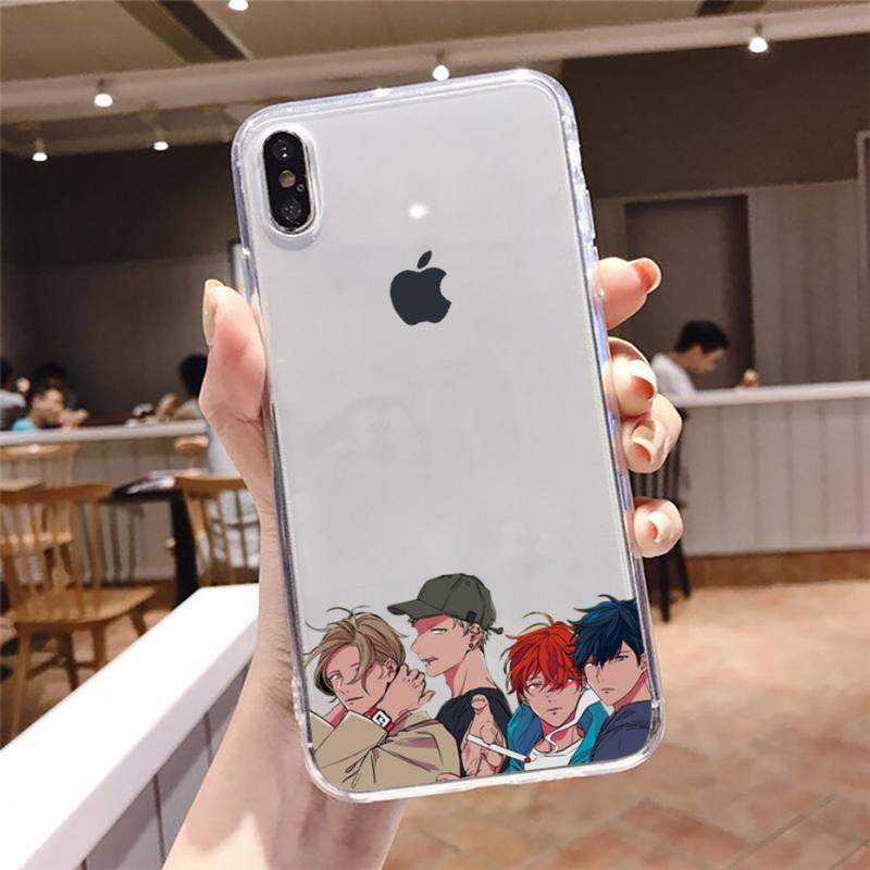 Given Yaoi Anime Cartoon Manga Handyhülle Transparent Weiches TPU für iPhone 13 12 Mini 11 Pro X XR XS Max 6 6s 7 8 Plus SE 2020