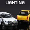 Simulation 1:24 Great Wall Motor POER Pickup Alloy Car Model With Sound Light Off Road Vehicle Toy  Birthday Gift Collection