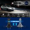 2 Stück 20000LM H7 LED-Scheinwerfer-Minibirnen 30W CSP für Auto-Funkscheinwerfer Auto-Nebelscheinwerfer H7 Led Lüfterloses Automobil-Plug&Play-Licht 12V 6500K Weiß
