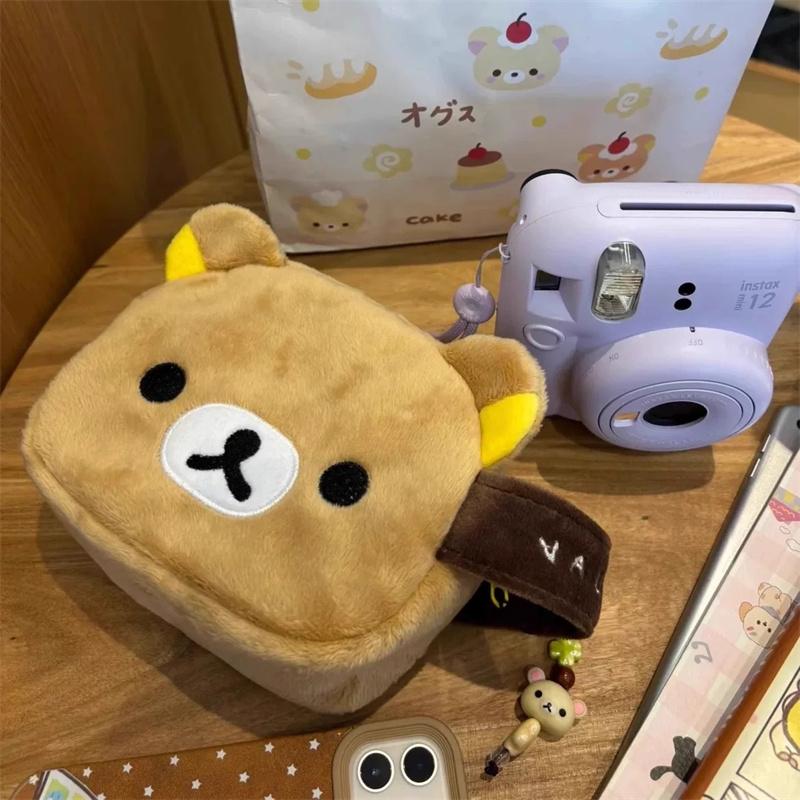 

Cartoon Bear Plush Multi Case Kawaii Cosmetic Bags Vanity Beauty Case Kawaii Rilakkuma Pencil Bag Makeup Organizer Storage Bag
