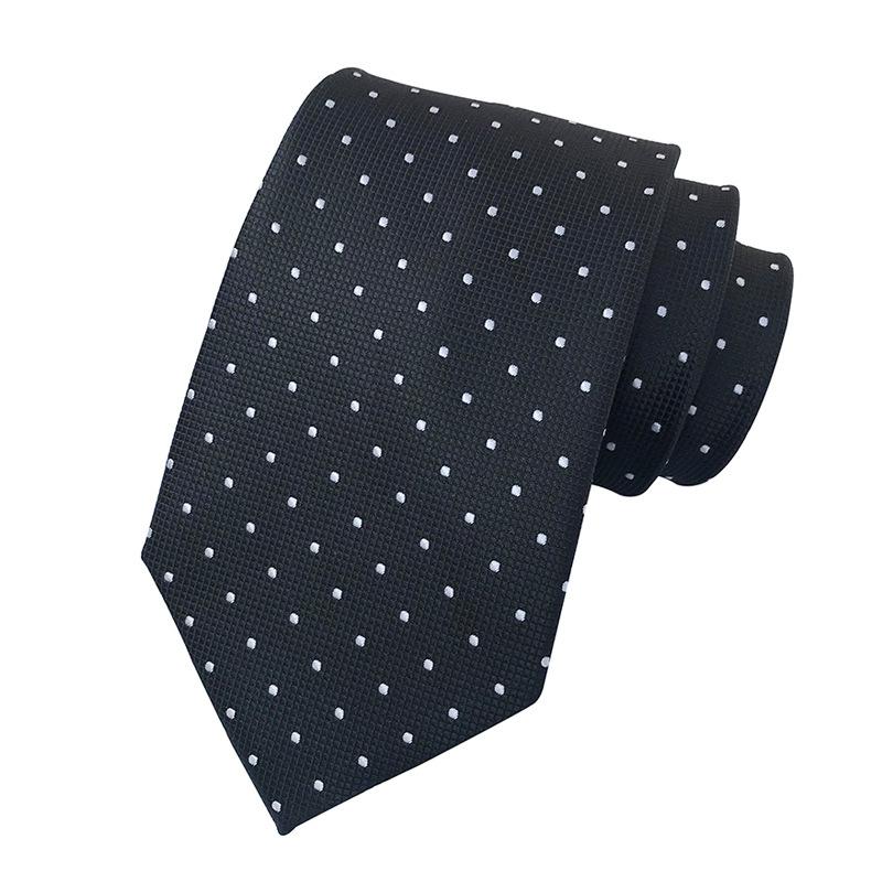 Luxury 8CM Mens Ties Necktie Polka Dot Ties For Man Groom Neck Tie For Men Business Wedding Party