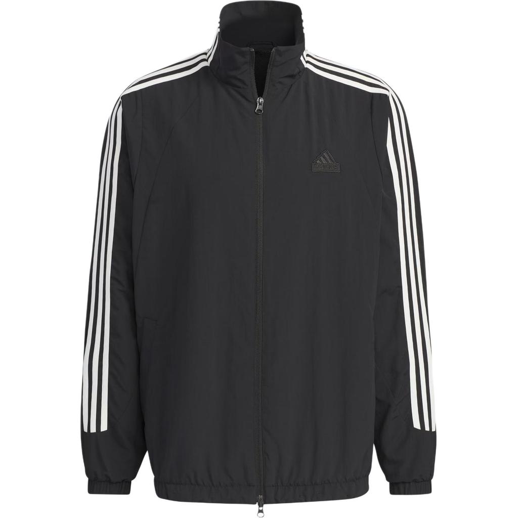 Adidas Retro Soft Comfortable Casual Waterproof Jacket Unisex Jacket Black JI6646