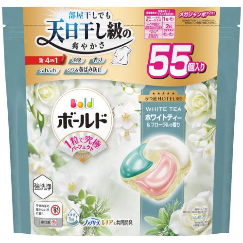 

Bold Laundry Detergent Gel Balls 4-in-1 White Tea & Floral Scent Refills (55 count)