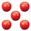 Charmoon Apple Food Samples, Life-Size Replicas, Display, Interior Decoration, Set of 5 (Red)